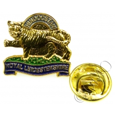 Royal Leicestershire Regiment Lapel Pin Badge (Metal / Enamel)